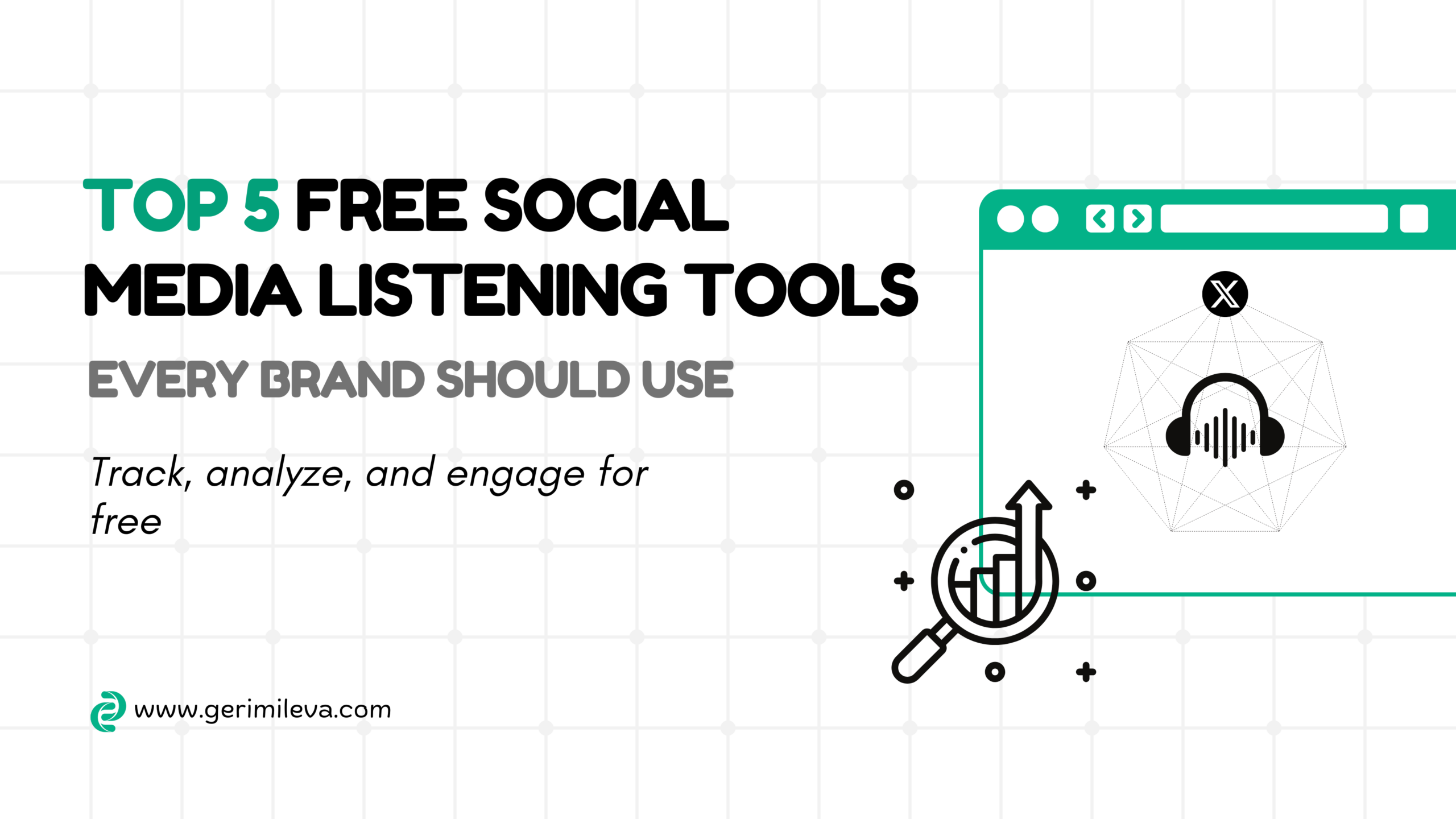 Free Social Media Listening Tools - Featured Image